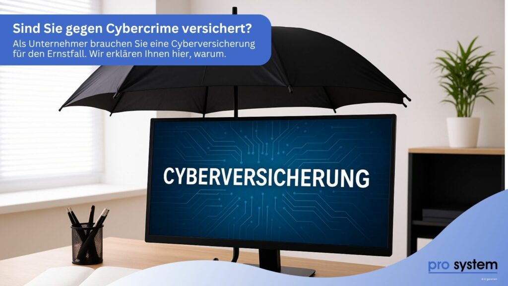 Deswegen brauchst du eine Cyberversicherung für dein Unternehmen in Nürnberg! pro System berät dich!