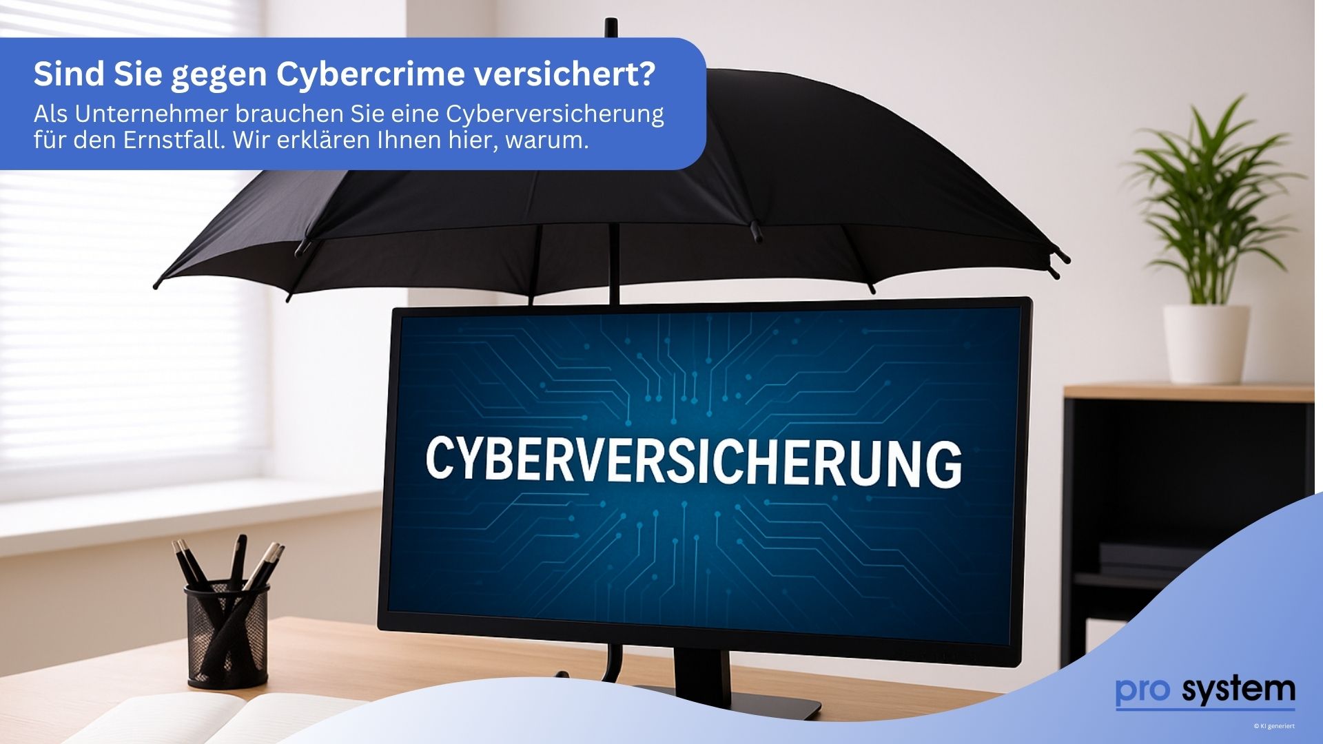 Deswegen brauchst du eine Cyberversicherung für dein Unternehmen in Nürnberg! pro System berät dich!